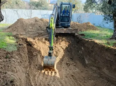 Çine Temel Kazımı